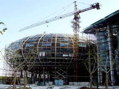 壽光文化中心橢球體鋼結構工程